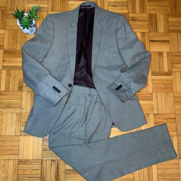 Topman Other - PREMIUM TOPMAN HEATHER 2 PIECE GREY SUIT